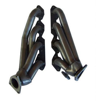 Gibson headers shorty stainless steel natural chevy gmc suv pickup 8.1l pair