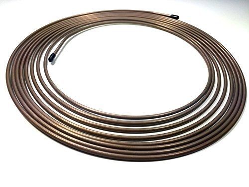 Thestopshop 25 ft. roll of 3/16&#034; copper nickel brake line tubing