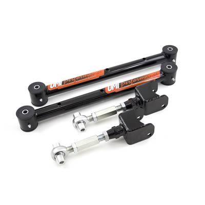 Umi performance rear adjustable upper and non-adjustable lower control arm kit