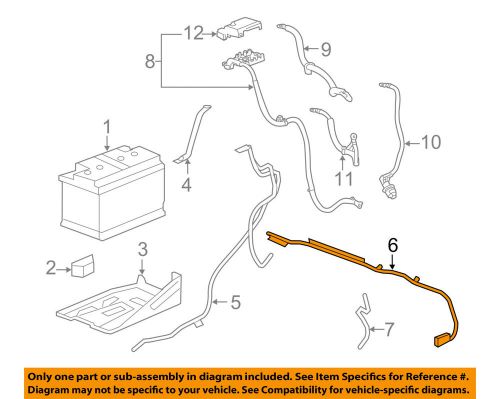 2011-2014 silverado sierra duramax diesel positive battery cable new gm 22756793