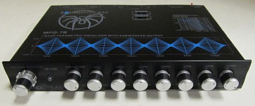 Soundstream mpq-7b 7 band parametric equalizer with subwoofer output