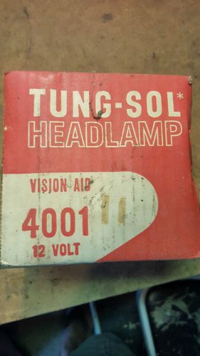 Vintage headlamp tung-sol 4001 12 volt - new/original box sealed!