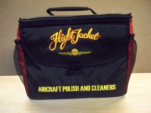Flight jacket aircraft polish and cleaners aeroshell accessories bag