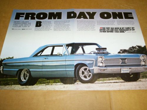 1966 plymouth fury iii 440 magazine article