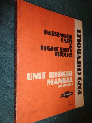 1979 camaro / chevrolet / monte / truck + shop manual / original service book!!