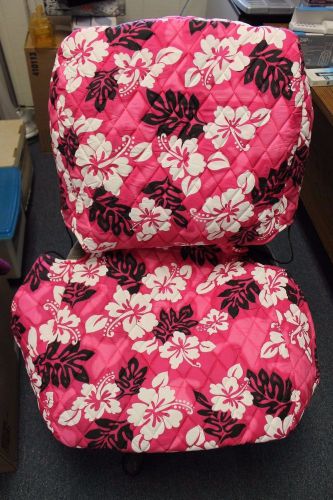 Pink hawaiian seat covers - toyota yaris
