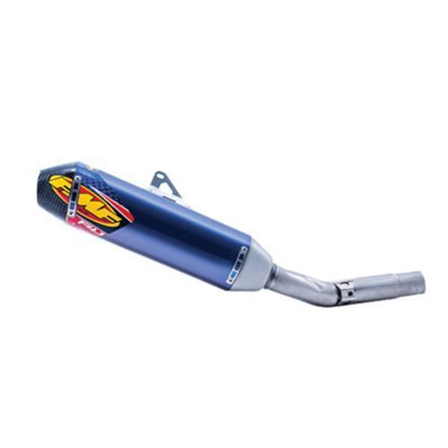 Fmf factory-4.1 rct anodized titanium silencer with carbon end cap