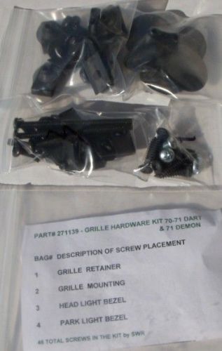 Mopar 70 71 dart demon grille fastener hardware bolt kit set new 271139