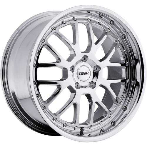 19x9.5 chrome tsw valencia wheels 5x112 +40 bentley maybach