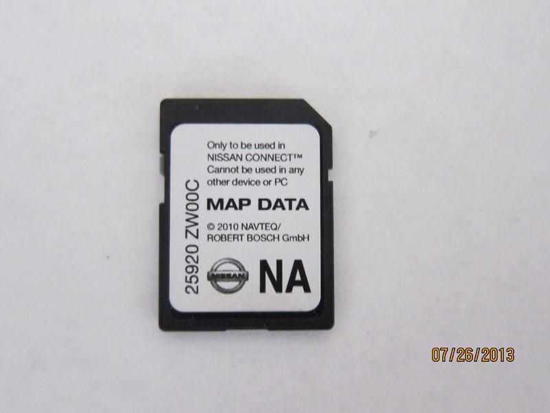 2011 2012 nissan juke / cube / nv large van navigation data sd card map # zw00c