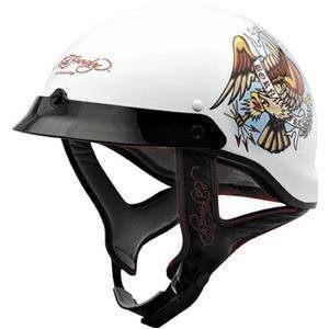 Ed hardy helmet white new ready to ship size xl 61~62cm usa seller authentic 