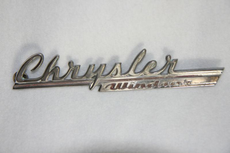 1946 1947 1948 chrysler windsor emblem - logo