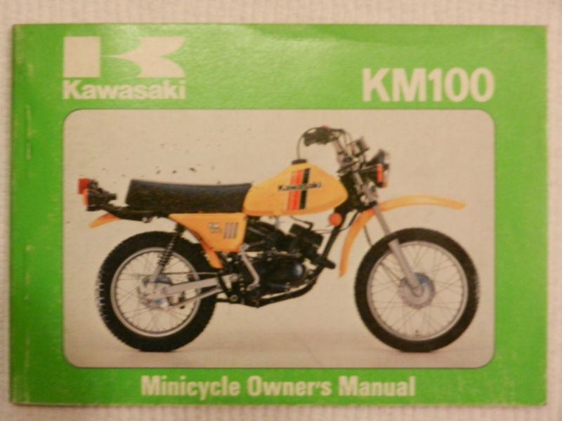 Owner's manual – 1980 km100 – (km100-a6) – kawasaki – 99920-1081-01