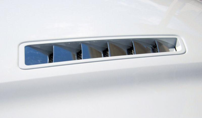 2013-2014 mustang chrome hood vent decals inserts stickers