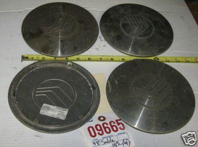 Mercury sable 96 97 98 centercaps (4) alloy rim 14s 1996 1997 1998