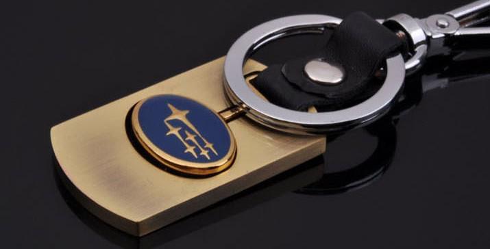 New hot subaru series logo advanced drawing keychain keyring key chain ring