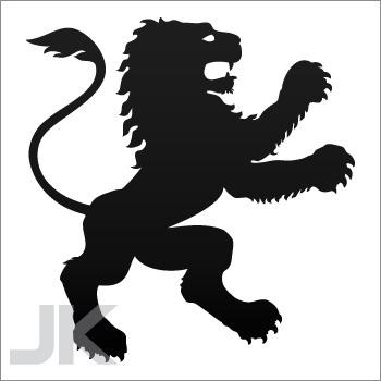 Decal stickers lion lions angry attack predator jungle wild cat 0502 xfag2