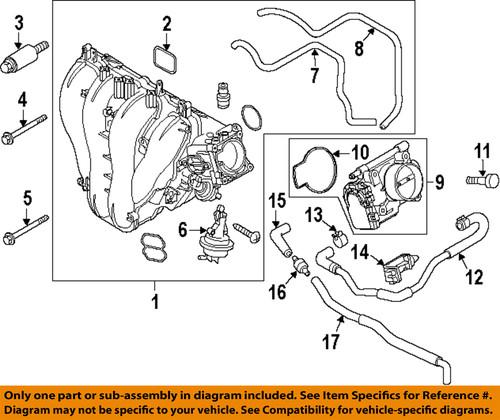 Mazda oem l34113100g manifold-intake manifold