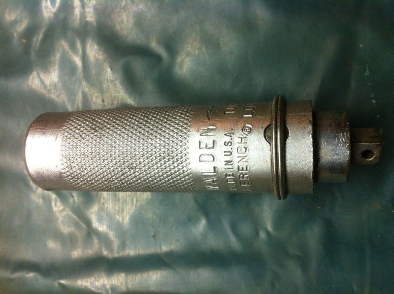 Vintage walden 3/8" impact hand socket adapter hammer wrench hamerench drive