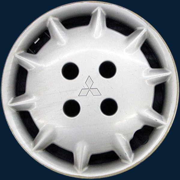 '92 93 mitsubishi galant 14" 10 slot hollander # 57536 hubcap wheel cover used