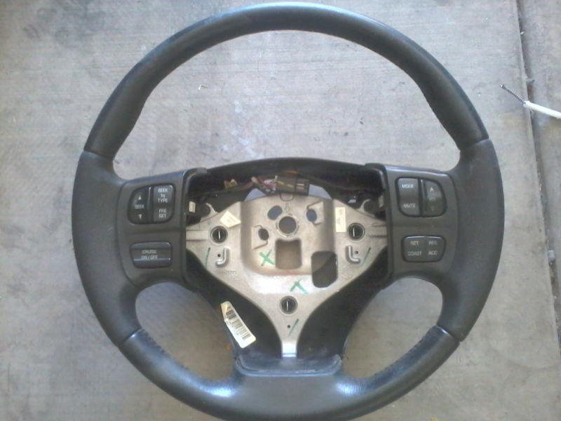 00-05 chevy monte carlo steering wheel leather cruise control radio 