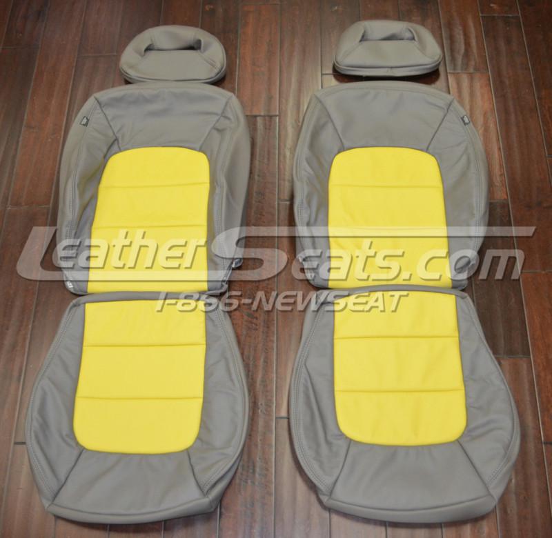 1998 - 2000 volkswagen beetle gl gls leather trimmed upholstery seat covers