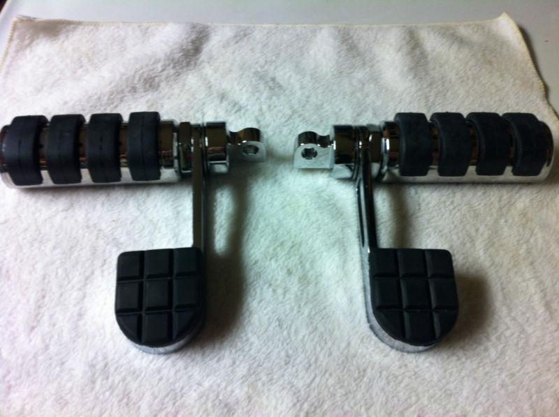 Iso foot pegs anti-vibration with heel rest