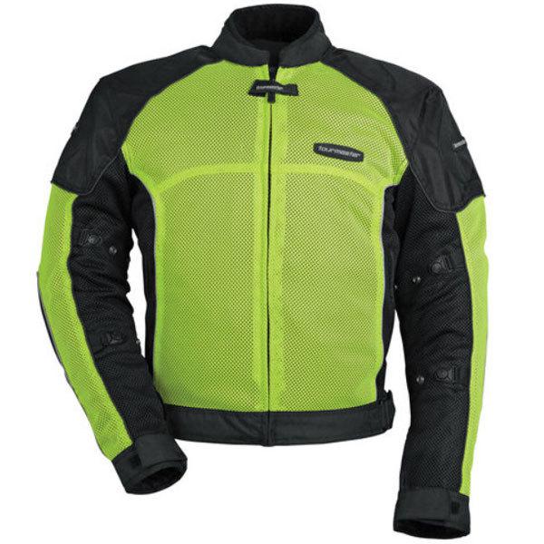 Tourmaster intake air series 3 hi-vis yellow xl mesh motorcycle jacket xlarge