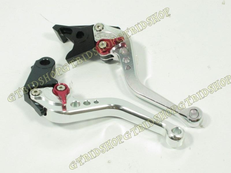 Brake clutch lever for kawasaki zx636r zx6rr (05 06) 7d silver red a