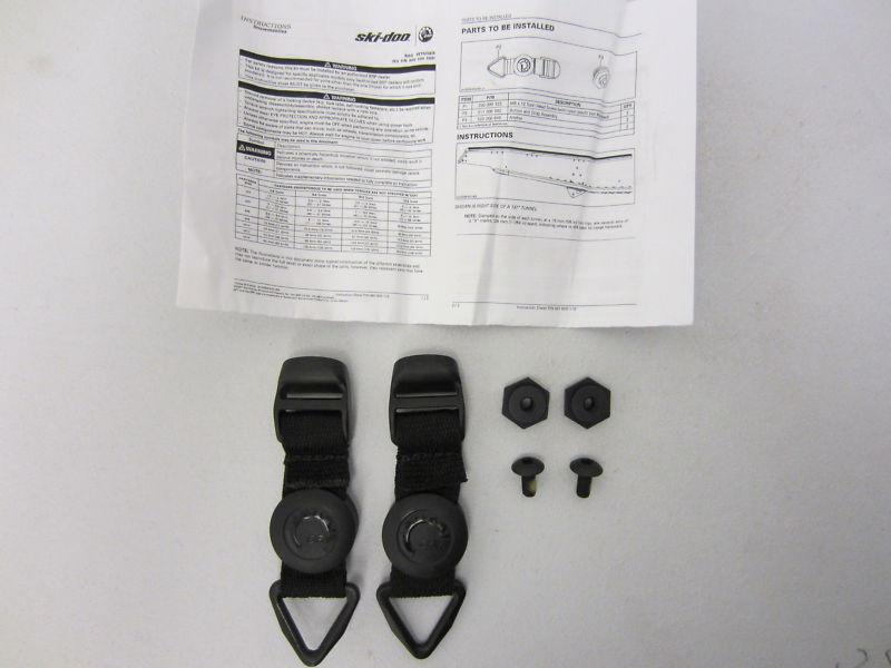 Ski-doo new oem saddlebag fastener tunnel bag retainer buckle strap latch kit