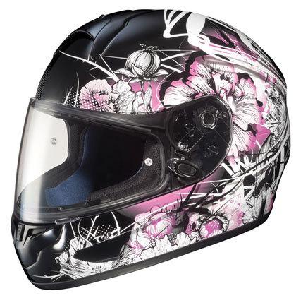New mens hjc cl-16 pink virgo motorcycle helmet md medium