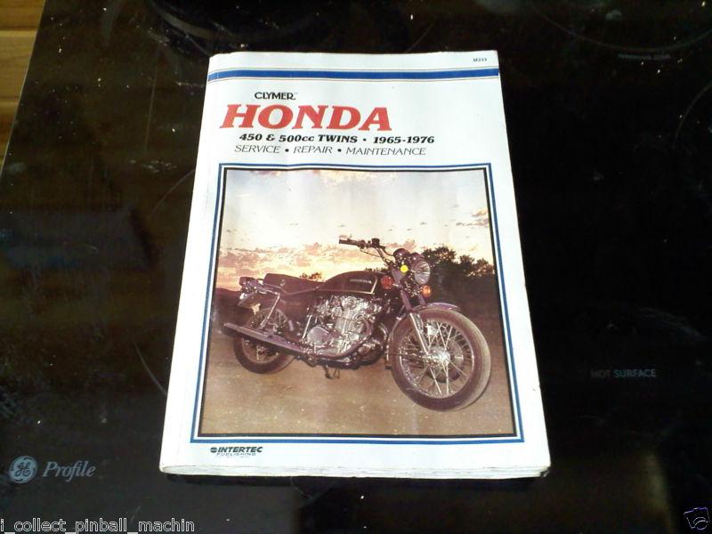 Honda 450,500 twin 1965-1976 service manual
