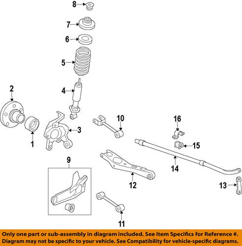 Ford oem 6l2z-5k484-ba sway bar link/suspension stabilizer bar link