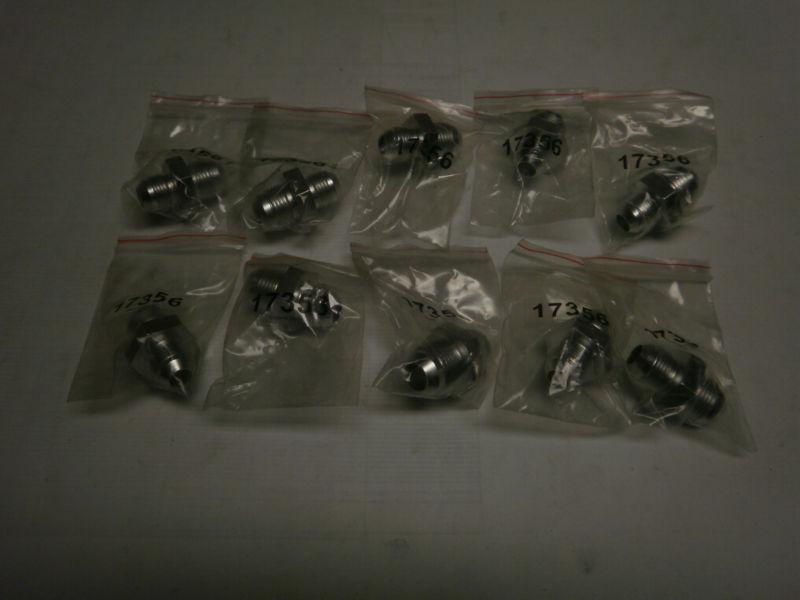 10 pack -8 an / -10 an male union reducer 37ºflare polished fuel oil air fitting