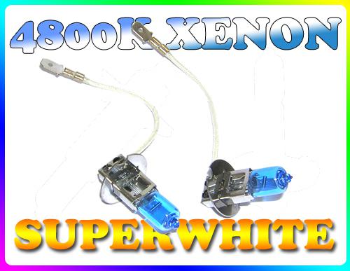 55w h3 superwhite 4800k xenon fog light bulbs vauxhall astra mk5 h not vxr