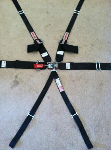 Simpson six 6 point seat belt restraint safety harness system