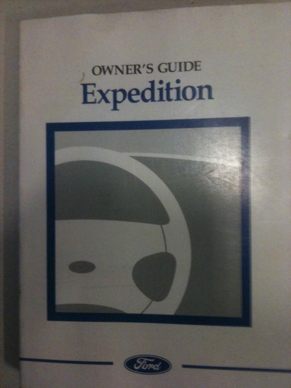 Owners manual 1996 ford expedition