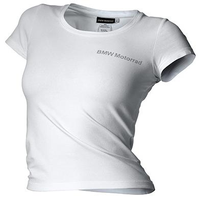 Bmw genuine motorcycle reflection 3 t-shirt, women - size- xxl - color- white