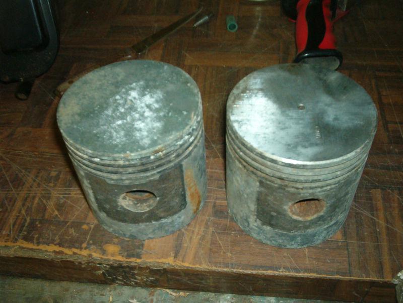 Two model a ford 4 cylinder pistons  050 over @ 3.8920