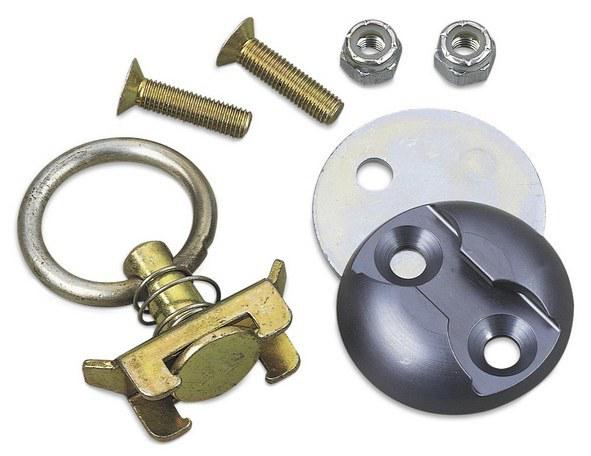 Ancra tiedown fitting kit w/floor mount anchor plate