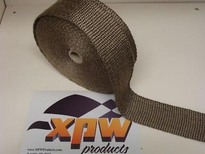 Xpw volcanic titanium 25' x 2 header/pipe wrap motorcycle/rat rod/exhaust/bike