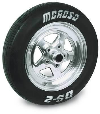Moroso ds-2 front tire 26 x 4.50-15 solid white letters bias-ply 17026 each