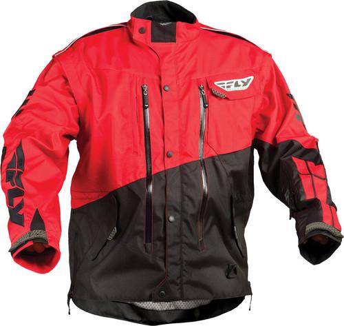 Fly racing patrol motorcycle jacket red/black x-large 366-682x