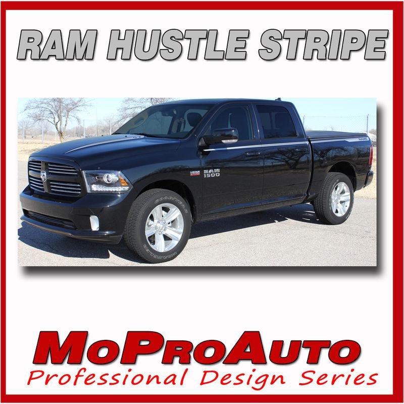 Dodge ram hood spears & sides vinyl 2012 graphics decals - 3m pro stripes a42