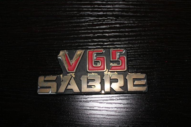 Honda v65 sabre side cover emblem 