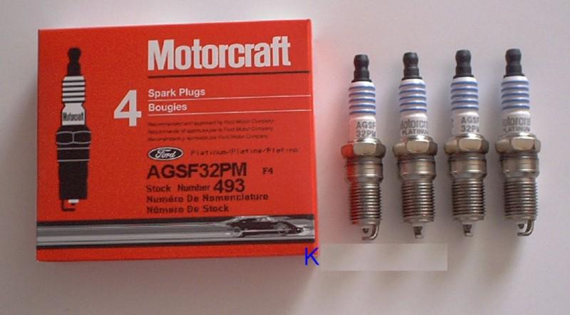 Ford motorcraft spark plugs 4.6 mustang f-150 explorer agsf-32-pm