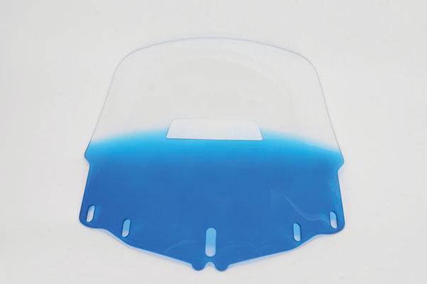 Memphis shades windshield standard w/hole blue for honda gl1800
