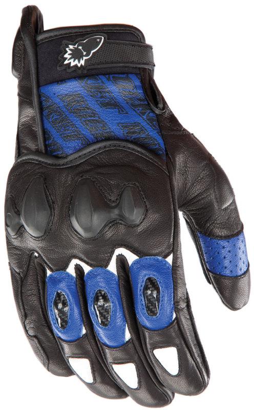New joe rocket supermoto 2.0 gloves, blue, xl