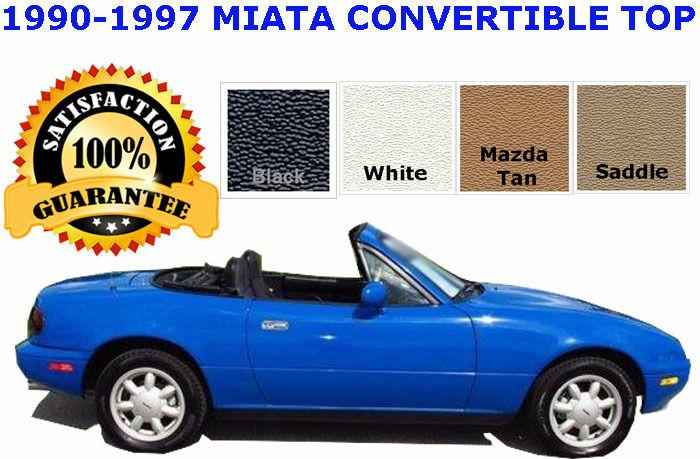 Miata convertible top and glass window | install video | color choice | 90-97