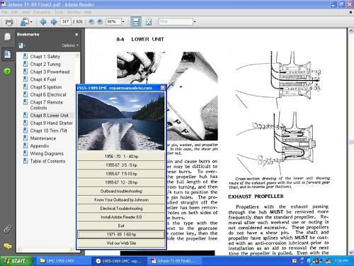 Johnson evinrude outboard repair manual 1955-1988